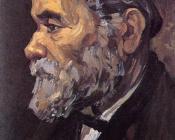 文森特威廉梵高 - 留胡须的老人肖像